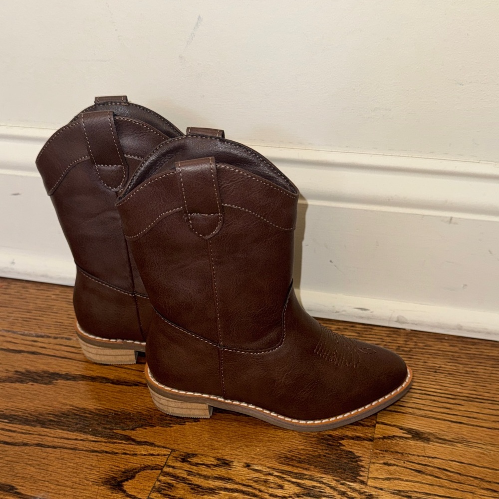 Bums & Roses Brown Cowboy Boots size 9